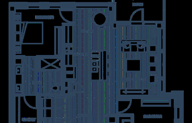 2 beds, 2 baths, 1,224 sqft, $2,250, Unit 2104