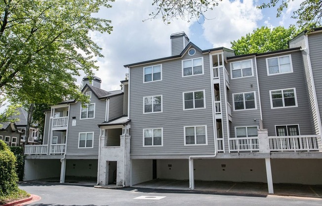 Building with Covered Parking