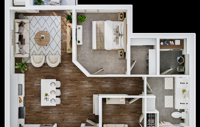 1 bed, 1 bath, 975 sqft, $2,270, Unit 140