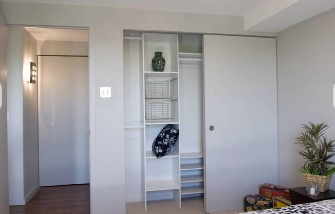 Spacious Closets in Bedrooms