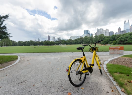 Bike in Piedmont Park at Windsor at Midtown, 222 14th Street NE, Atlanta