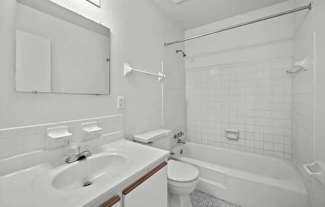clean, modern bathroom