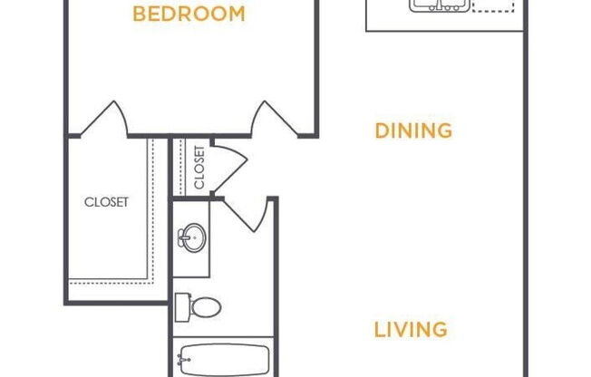 1 bed, 1 bath, 767 sqft, $1,435