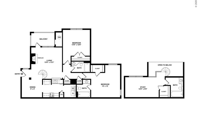 3 beds, 3 baths, 1,250 sqft, $1,599