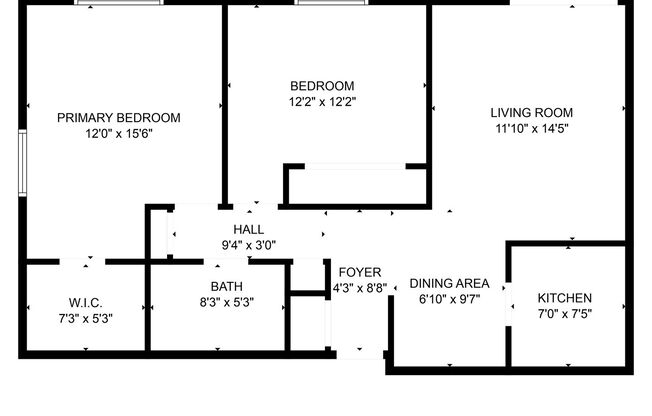 2 beds, 1 bath, 825 sqft, $1,099