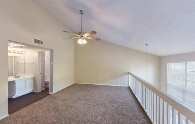 Second Floor Bedroom at Davenport Apartments in Dallas, TX