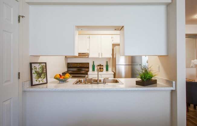 Kitchen at Whispering Sands Apartments in Albuquerque