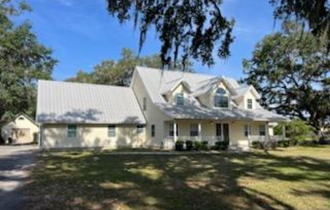 Home on large lot