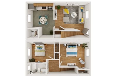 2 beds, 2 baths, 960 sqft, $1,695