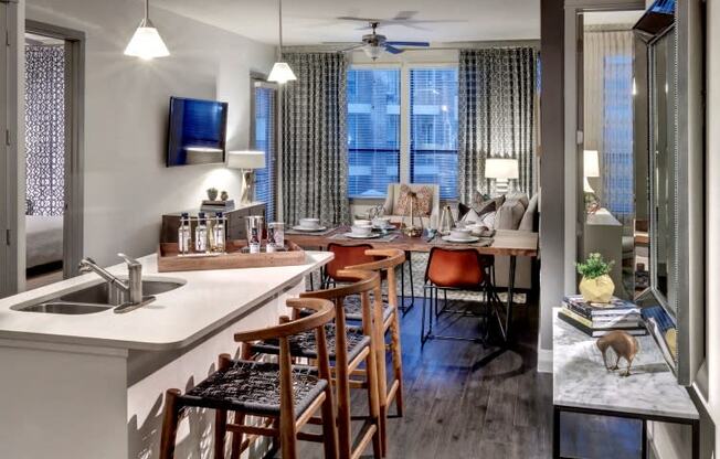 kitchen and dining apartments in katy