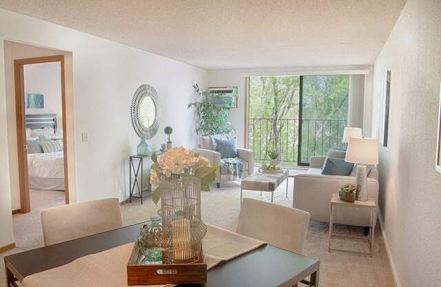 Modern Living Room at Creek Point Apartments, Minnesota, 55343