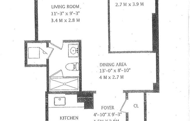 1 bed, 1 bath, 653 sqft, $6,500, Unit 3B