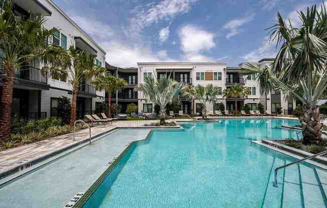 Elegant swimming pool area at The Citizen at Waterset in Apollo Beach and nearby areas.