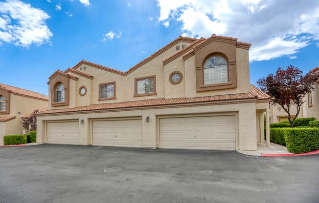 2 bedroom condo with RARE attached 2 car garage!