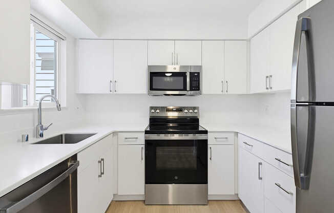 Kitchen with Stainless Steel Appliances