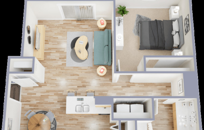 1 bed, 1 bath, 710 sqft, $1,425