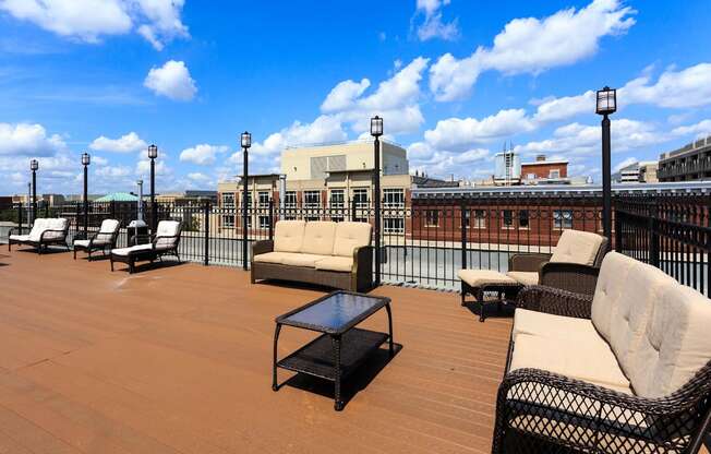 Sunny Rooftop Terrace at Empire, Washington, DC, 20006