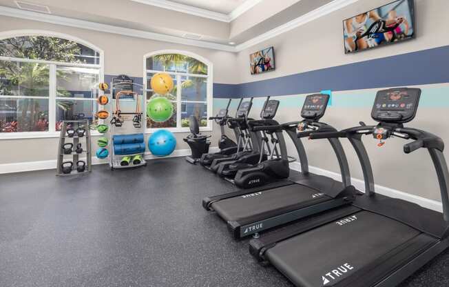 Fitness center at Verona at Boynton Beach in Boynton Beach, FL