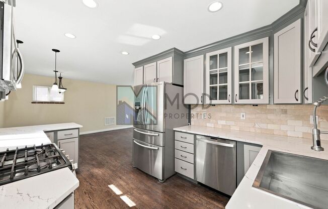 $0 DEPOSIT OPTION. $VIRGINIA VILLAGE, MIDCENTURY HOME, REMODELED KITCHEN, HIGH-END STAINLESS APPLIANCES, HARDWOODS, FINISHED BASEMENT!