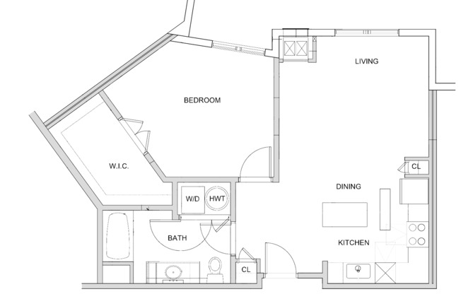 1 bed, 1 bath, 800 sqft, $2,495, Unit 230
