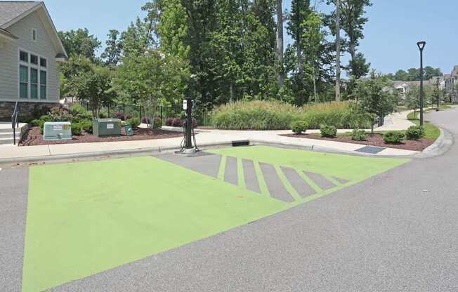 Electric car charging stations