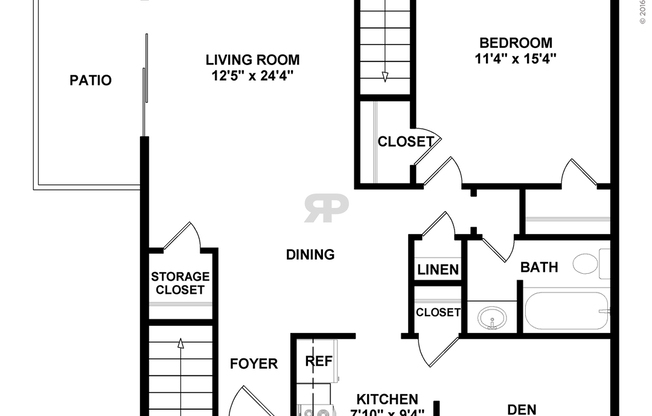 1 bed, 1 bath, 846 sqft, $1,800