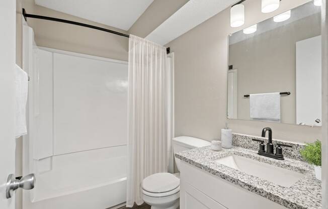 our apartments offer a bathroom with a shower