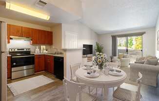 Waterstone at Murrieta Apartments in Murrieta, California Model Kitchen and Dining Room