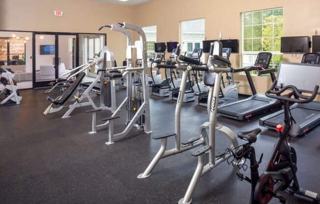 Fitness Center w/Peloton Bike at The Point at Gateways, Randolph, NJ  