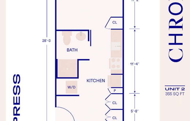 Studio, 1 bath, 355 sqft, $1,692, Unit 310