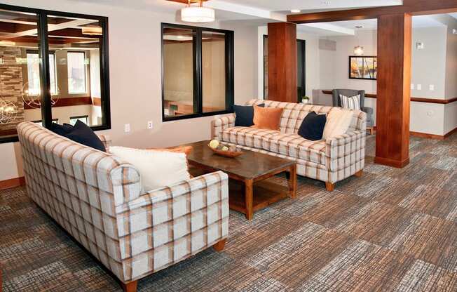 Clubhouse Lounge at The Grainwood Senior Apartments, Prior Lake, MN