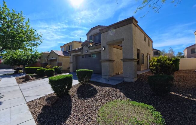 North Las Vegas single story 4 bedroom rental.