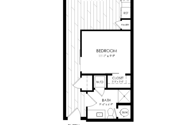 1 bed, 1 bath, 650 sqft, $1,380