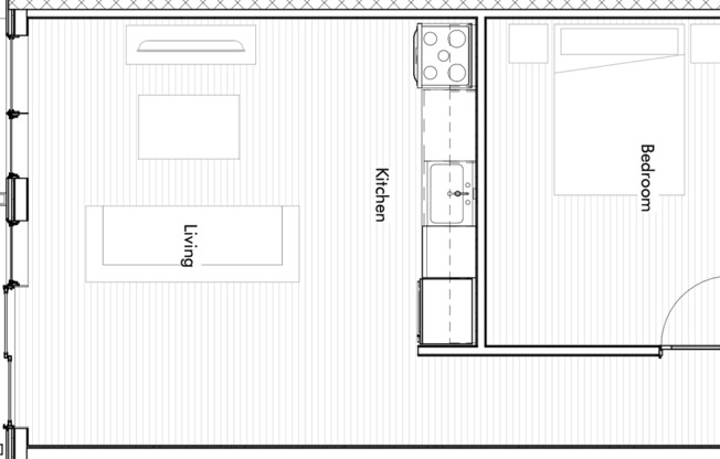 1 bed, 1 bath, 635 sqft, $1,900, Unit Unit 502