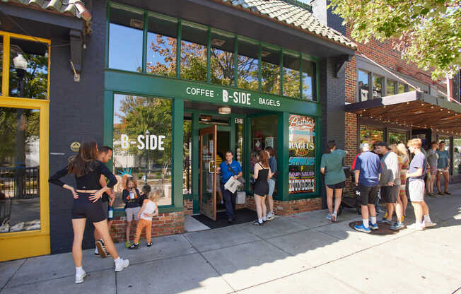 Get your fill of wood-fired bagels and coffee at B-Side