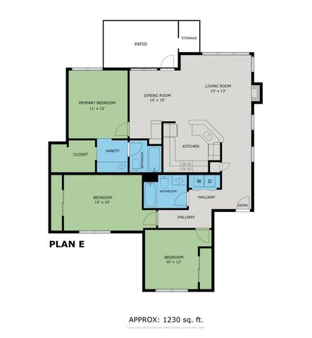 3 beds, 2 baths, 1,230 sqft, $2,415