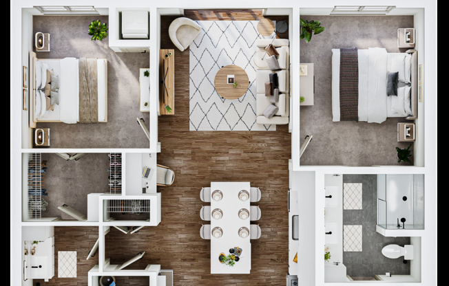 2 beds, 2 baths, 1,214 sqft, $2,785, Unit 136