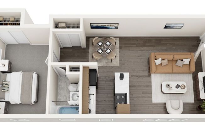 1 bed, 1 bath, 680 sqft, $1,050, Unit 135-6