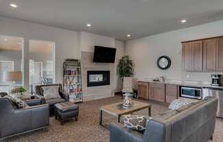 Modern Living Room at Rylee Ann Apartments, East Wenatchee, WA, 98802