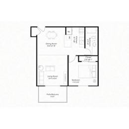 1 bed, 1 bath, 650 sqft, $1,084