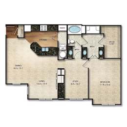 1 bed, 1 bath, 1,150 sqft, $1,655