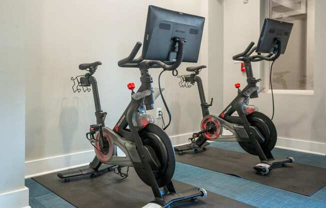 Fitness Center with Peleton Bikes