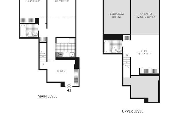 1 bed, 2 baths, $10,195, Unit 843