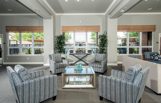 Stoneridge Clubhouse Interior Seating Area & Windows
