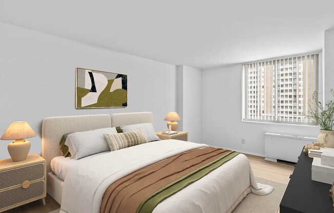 Bedroom with Hard Surface Flooring