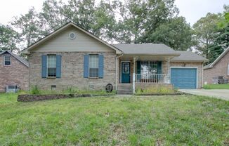 Amazing Brick Front Ranch Style Home With Open Floorplan, Brick Front Fireplace and Stainless Appliances