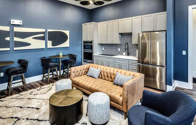 Resident Lounge at Fireside at Waukee in Waukee, IA