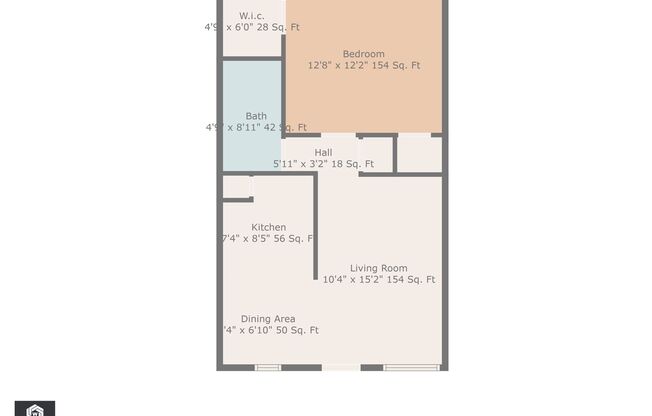 1 bed, 1 bath, 420 sqft, $447, Unit 3421-236