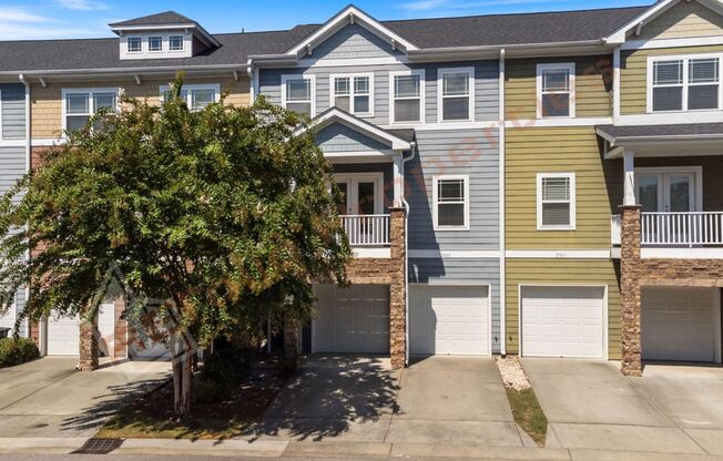 Luxury 3-Story Townhome, No Carpet 4 Bedroom and 2-Car Garage in CitiSide at Beaver Creek Crossing, Apex Available September 8th!