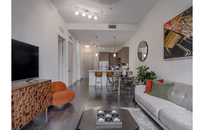 View of Living Room at Berkshire Coral Gables